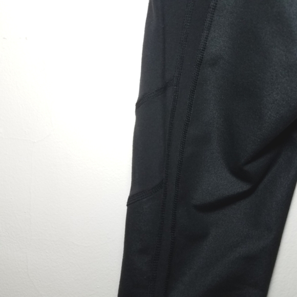 ALO Yoga Black Capri Leggings High Waist Stripe Size Small - Picture 5 of 11